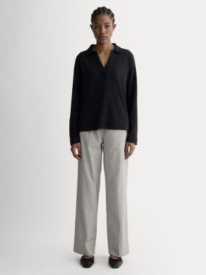 The Easy Pant | Canvas Tan / Navy