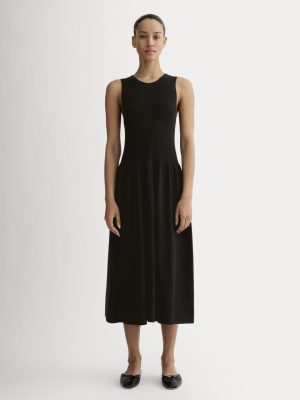 The Knit Crew Dress | Black