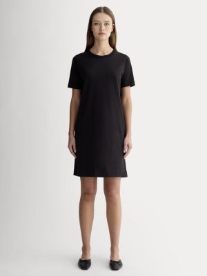 The Organic Cotton Weekend Tee Dress | Black