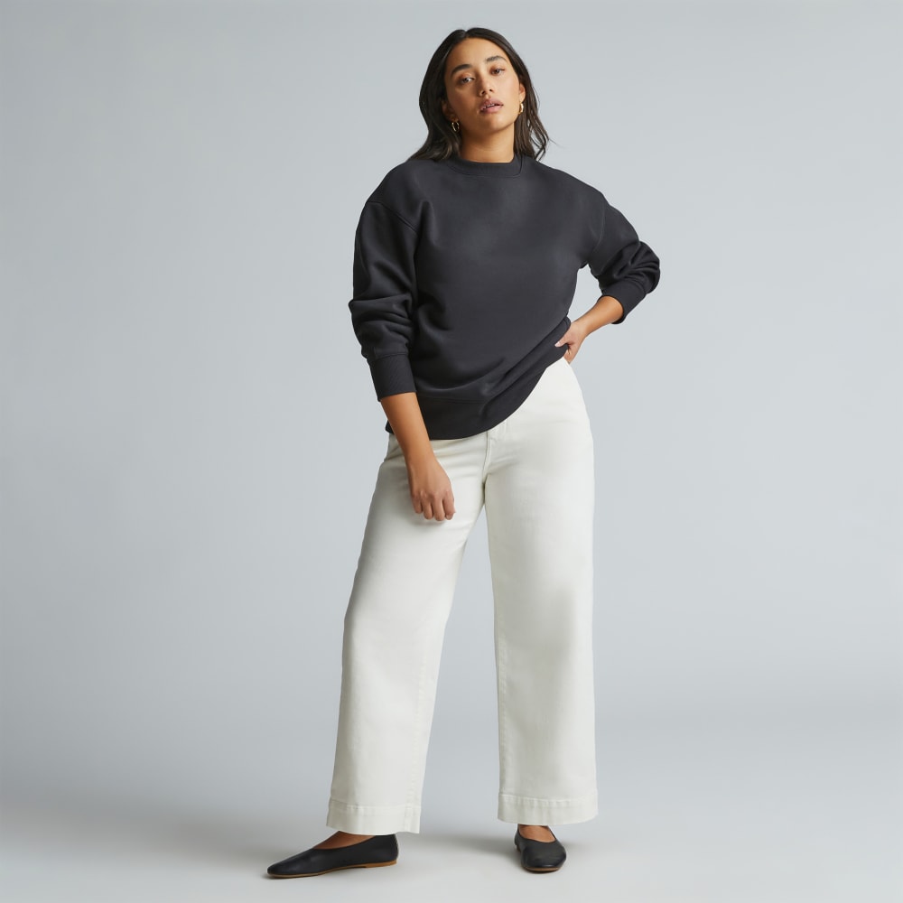 The ReTrack Oversized Crew | Black - Image 6