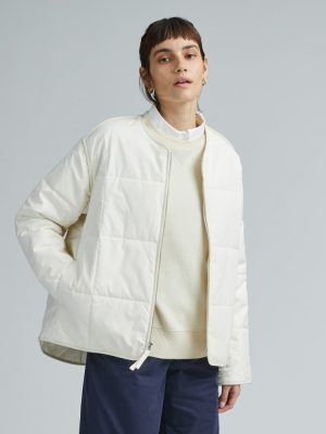 The Quilted Cotton Liner | Bone