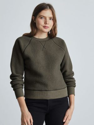 The ReNew Fleece Raglan Sweatshirt | Kalamata