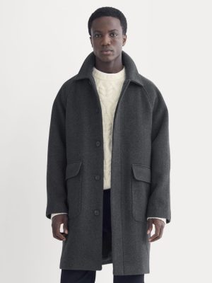 ReWool Car Coat | Heather Charcoal