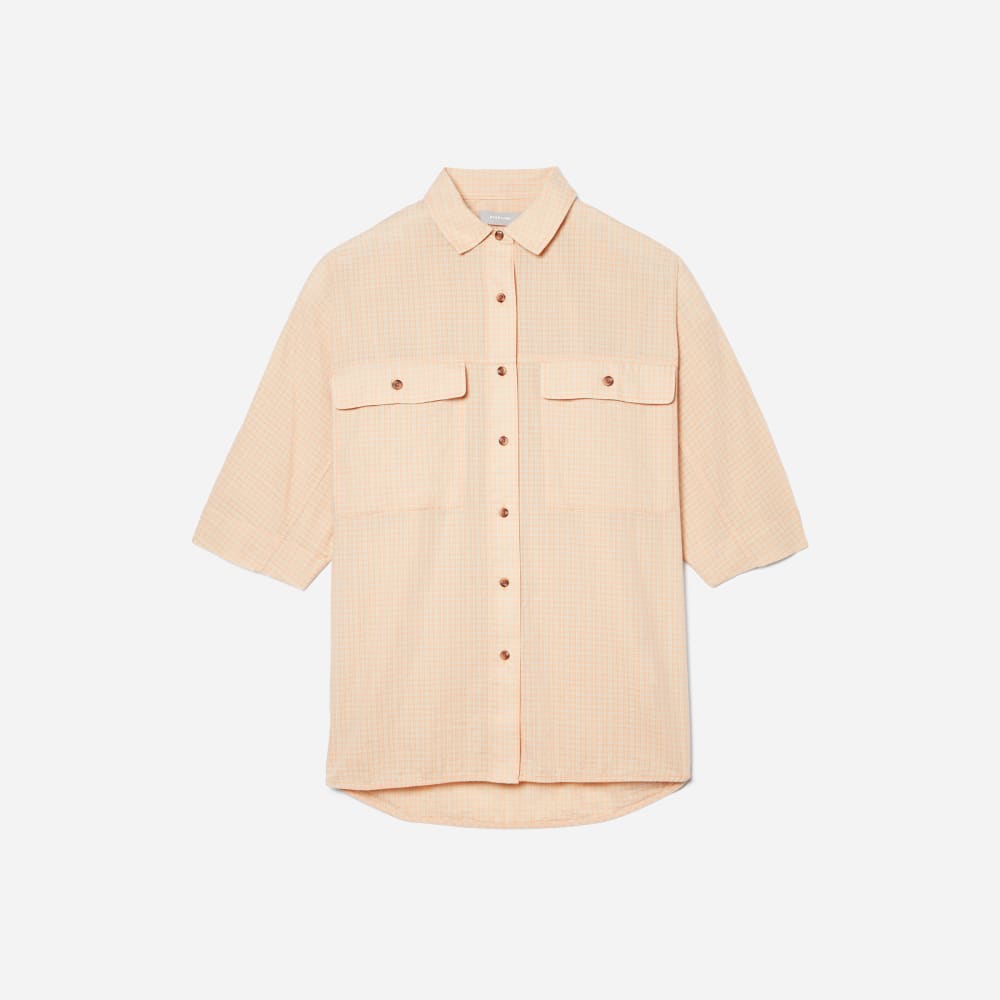 The Cotton Tourist Shirt | Orange Plaid