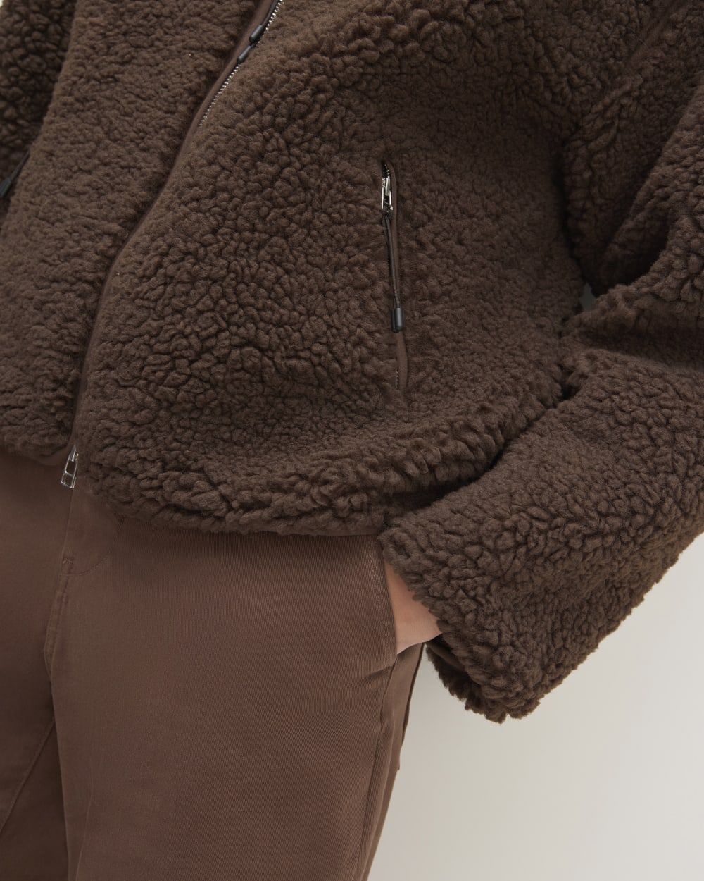 The ReNew Fleece Full Zip | Earth Brown - Image 5