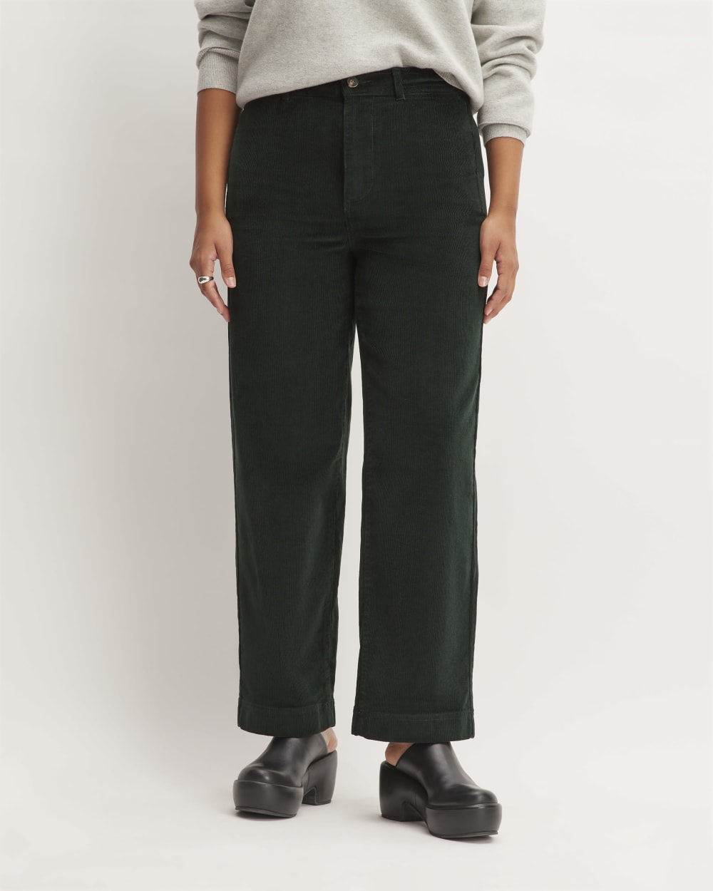 The Corduroy Wide-Leg Pant | Scarab - Image 3