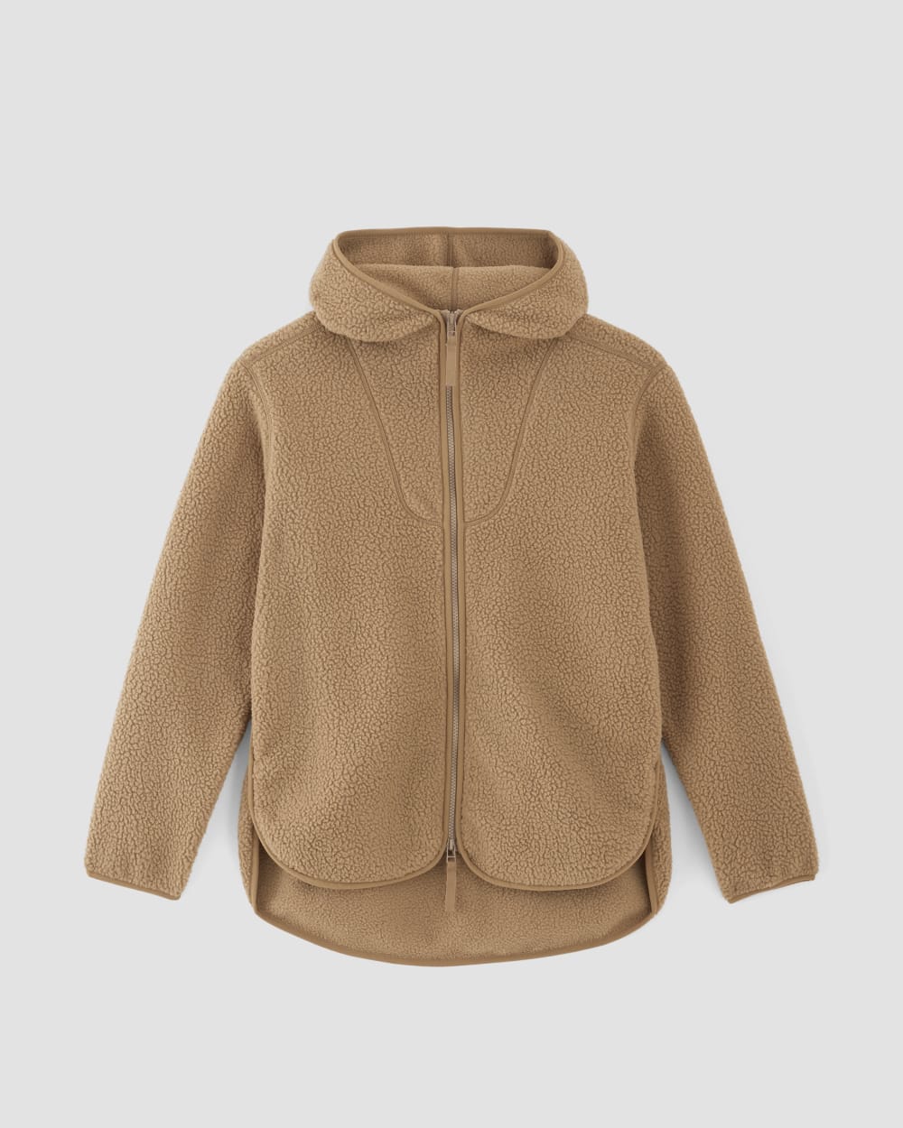 The ReNew Fleece Full-Zip Hoodie | Tiger's Eye - Image 2