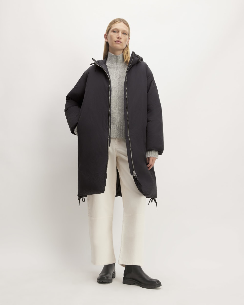 The Long Re:Down? Puffer | Black