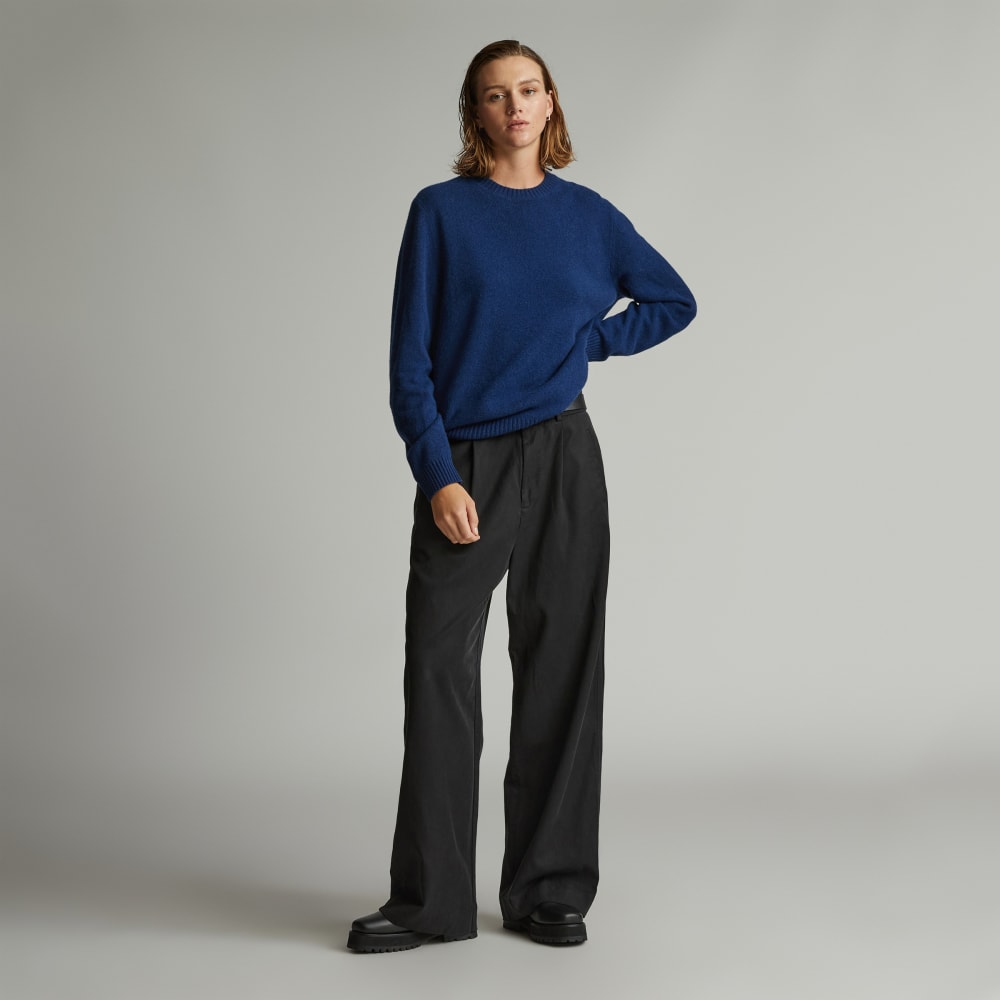 The Everyone Cashmere Crew | Bright Navy - Image 7