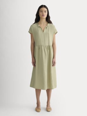 The Midi Dress in SoftLuxe | Eucalyptus