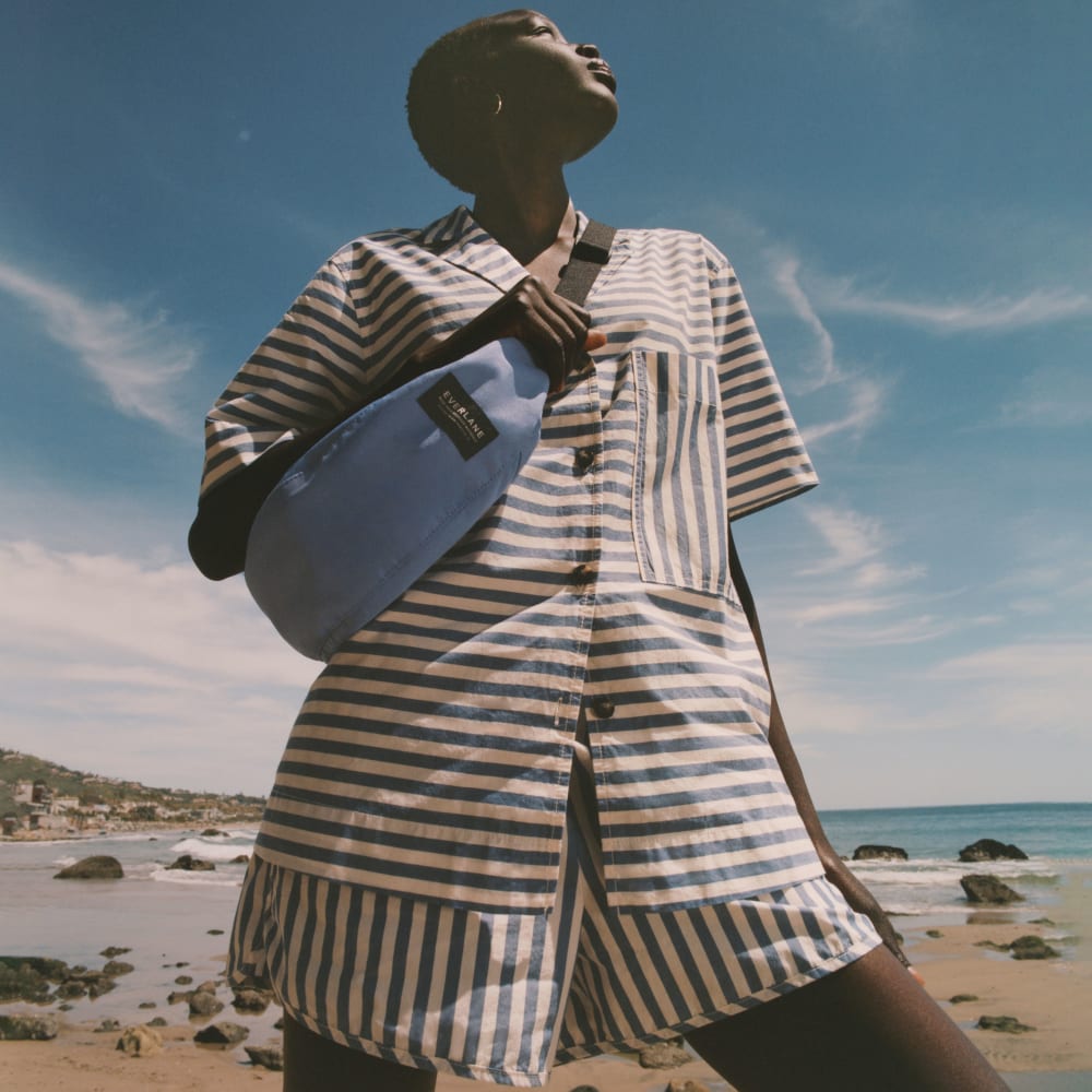 The Poplin Boxer Short | Mazarine Blue / Bone - Image 7