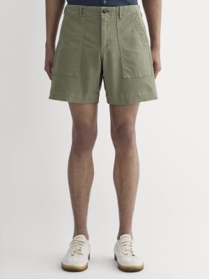 The Canvas Relaxed Short | Lichen Green