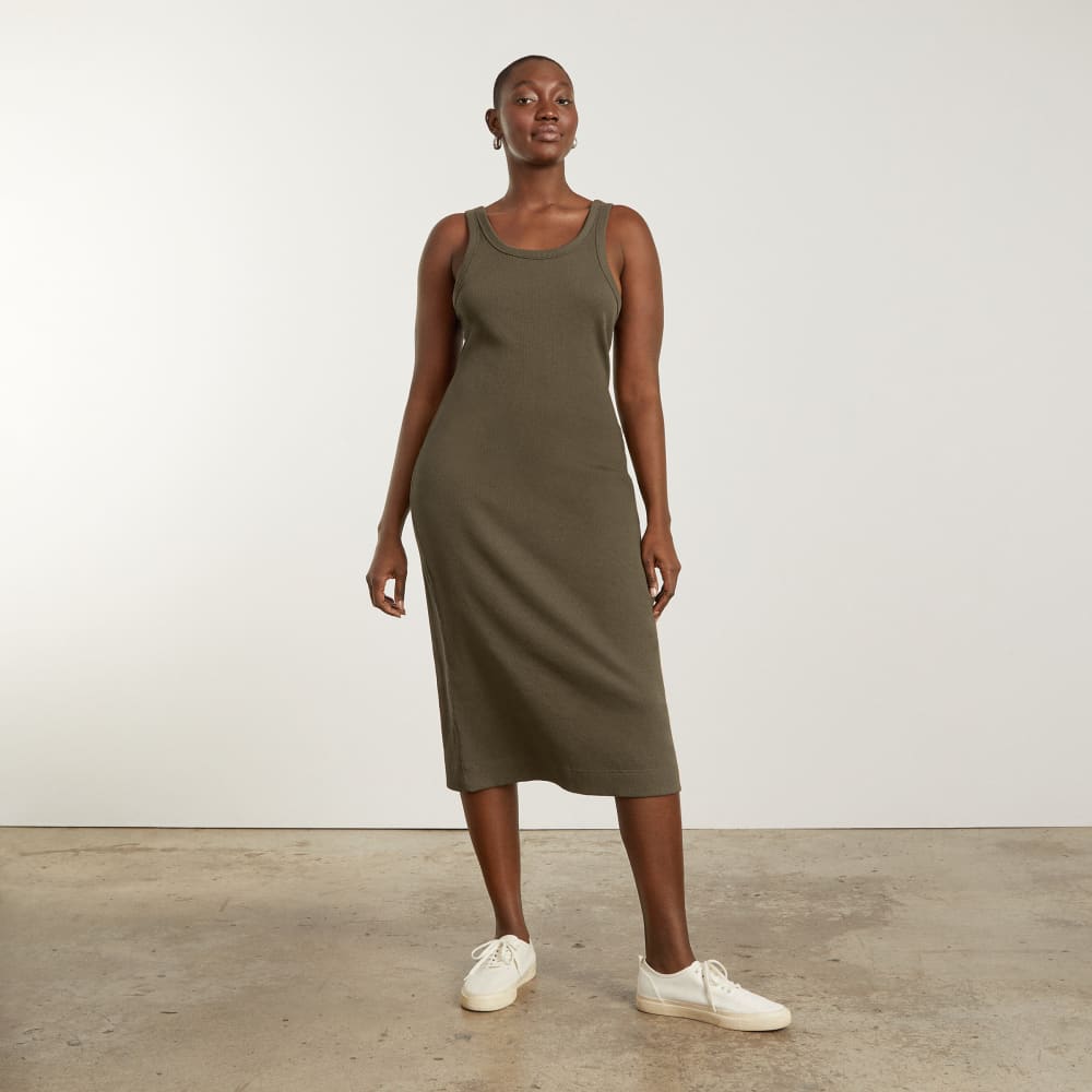 The '90s Rib Dress | Beech