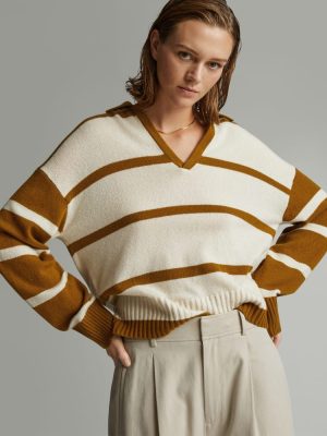 The Cashmere Polo | Bone / Tapenade