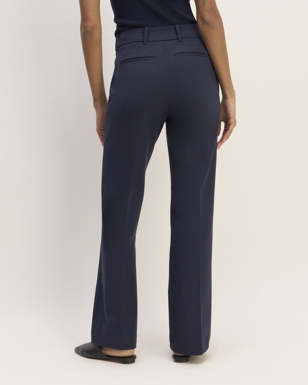 The Bi-Stretch Flare Pant | Navy - Image 6