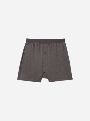 The Supima® Boxer | Uniform | Heathered Charcoal