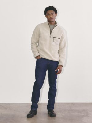 The Teddy Quarter-Zip Fleece | Heathered Oat