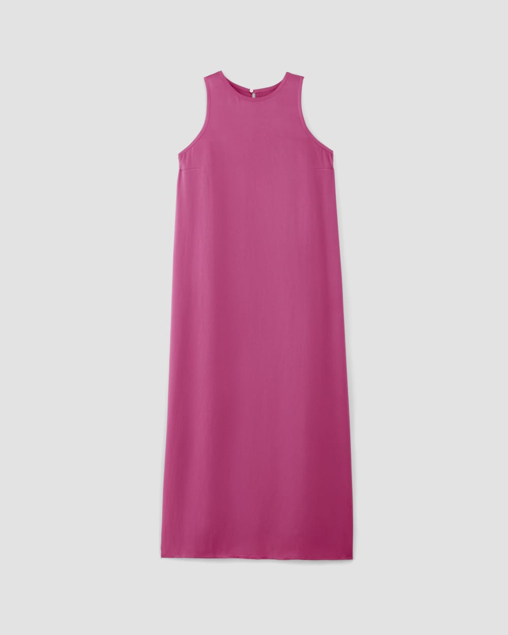 The Satin Racerback Slip Dress | Fuchsia Pink - Image 2