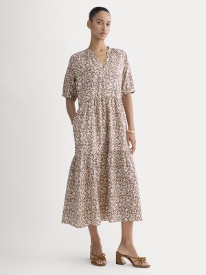 The Farmers Market Dress | Natural / Rose Dusk Floral
