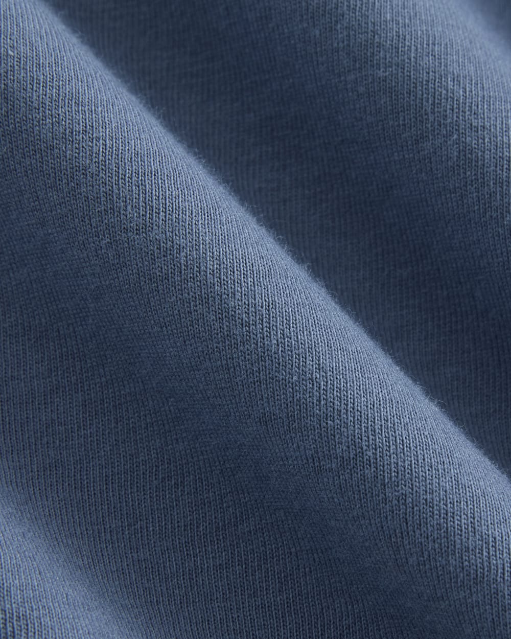 The Box-Cut Tee in Essential Cotton | Faded Navy | No Pocket - Image 5