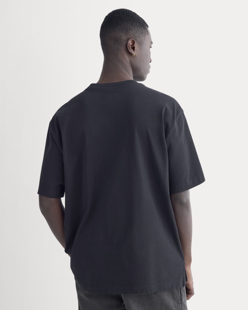 Oversized Classic Tee | Black - Image 5