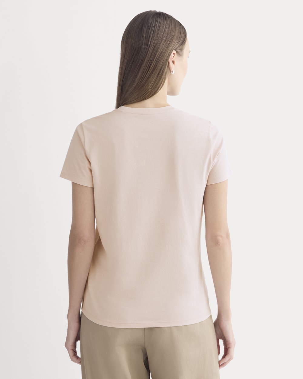 The Slim Crew in Essential Cotton | Soft Rose - Image 4