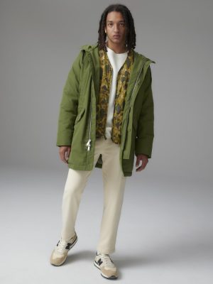 The ReNew Long Parka | Moss