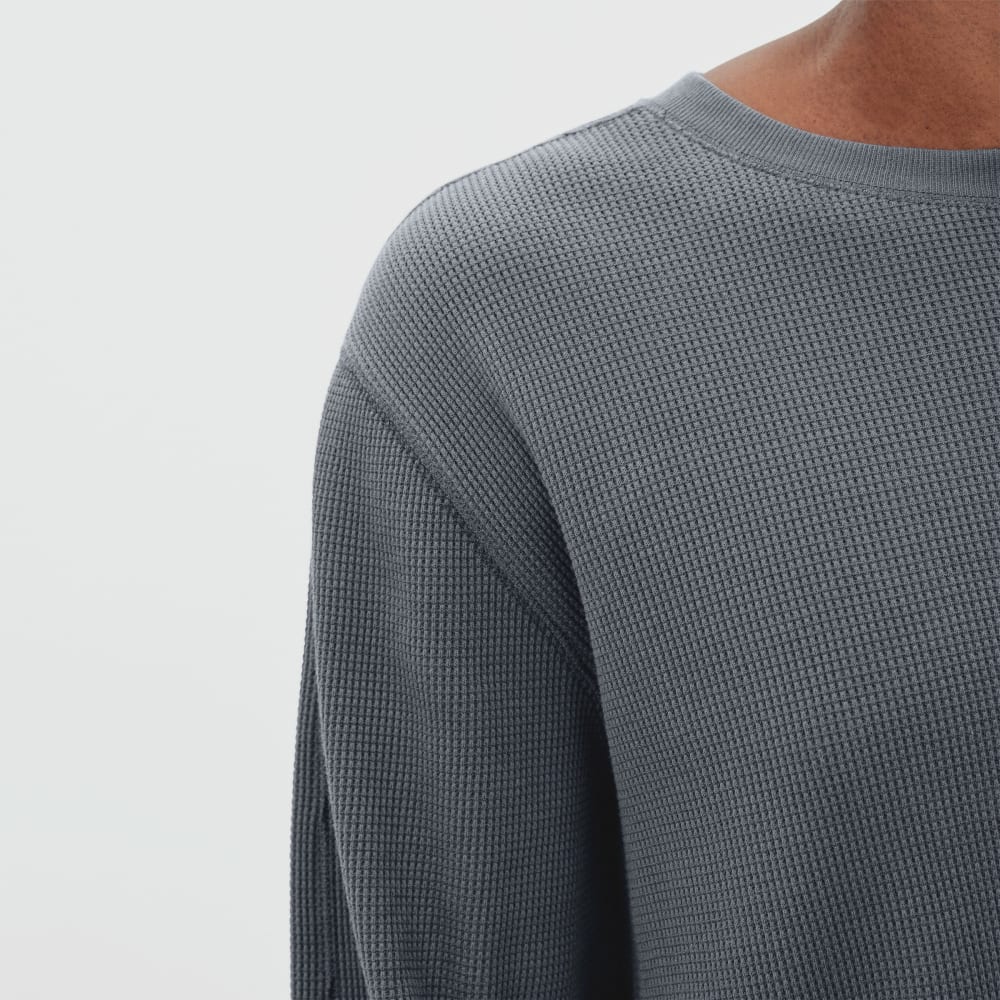 The Waffle Long-Sleeve Crew Tee | Slate - Image 6