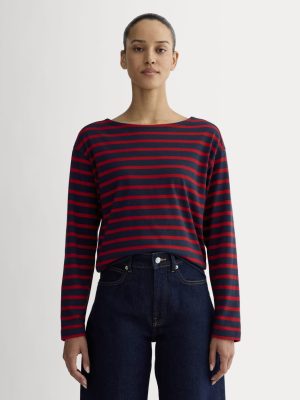 The Mariner Tee | Navy / Classic Red