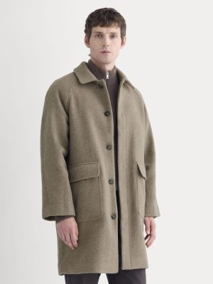 ReWool Car Coat | Heather Taupe