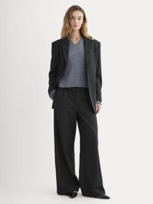 The Pull-On Trouser in Tailor Twill | Black