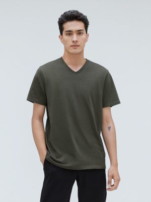 The Organic Cotton V-Neck Tee | Kambaba