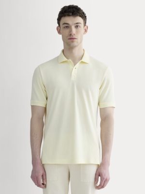 The Pique Polo | Light Yellow