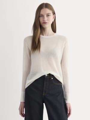 The Air Alpaca? Relaxed Crew Top | Birch