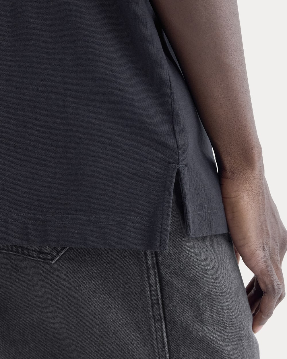 Oversized Classic Tee | Black - Image 4