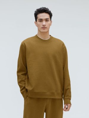 The Track Crewneck Sweatshirt | Tapenade