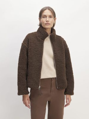 The ReNew Fleece Full Zip | Earth Brown