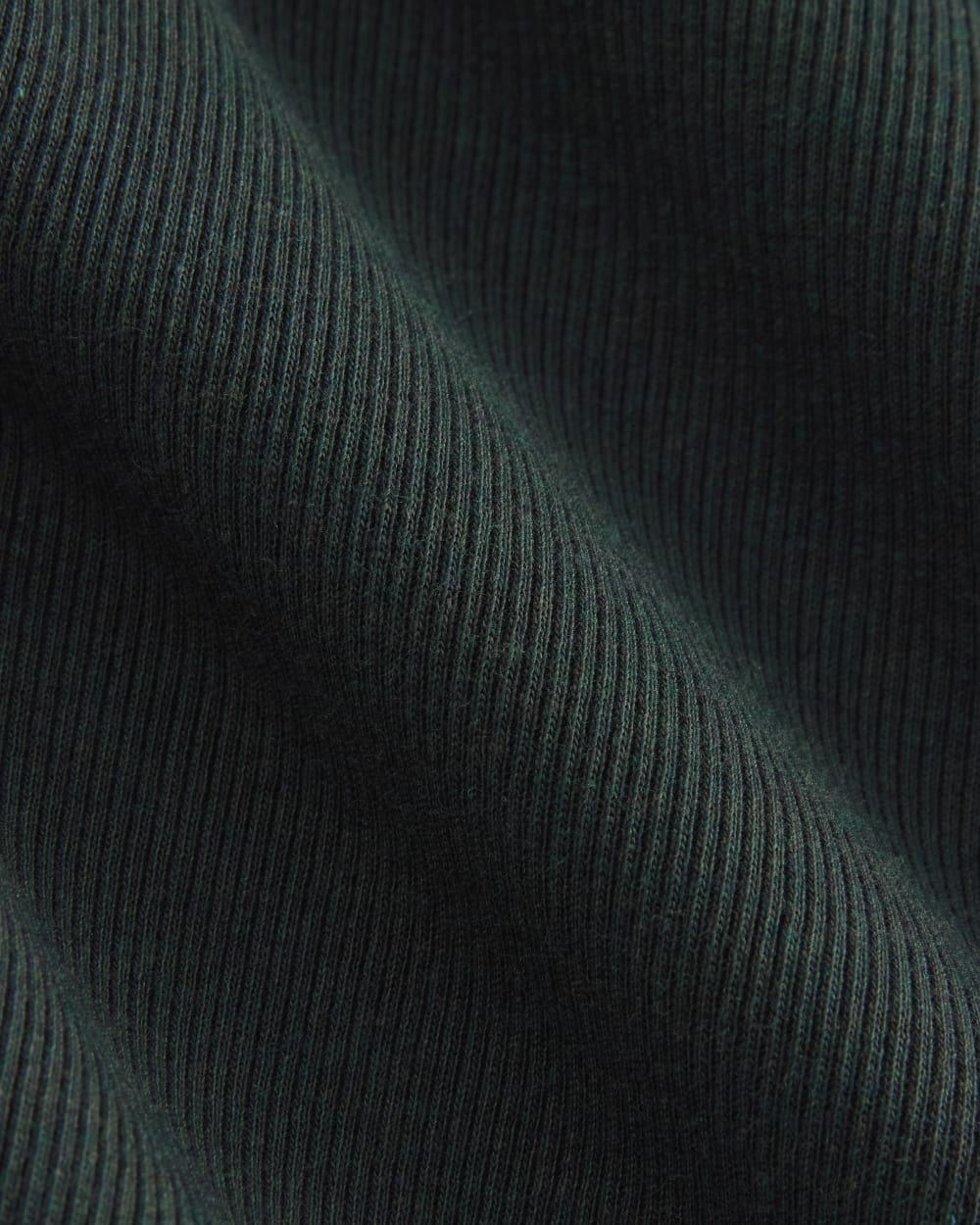 The Luxe Rib Turtleneck | Heathered Dark Sea - Image 6