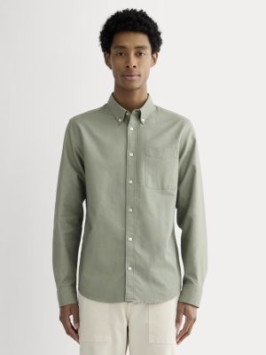 The Slim Oxford Shirt | Sage Green | Standard