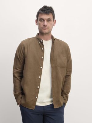The Classic Shirt in Linen | Cocoa