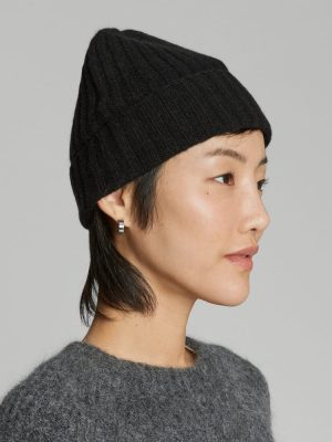 The Cashmere Beanie |  Black