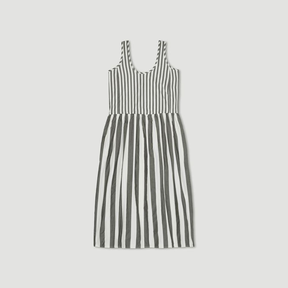 The Poplin Summer Dress | Bone / Black - Image 2