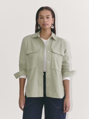 The Boyfriend Shirt in Flannel | Seagrass