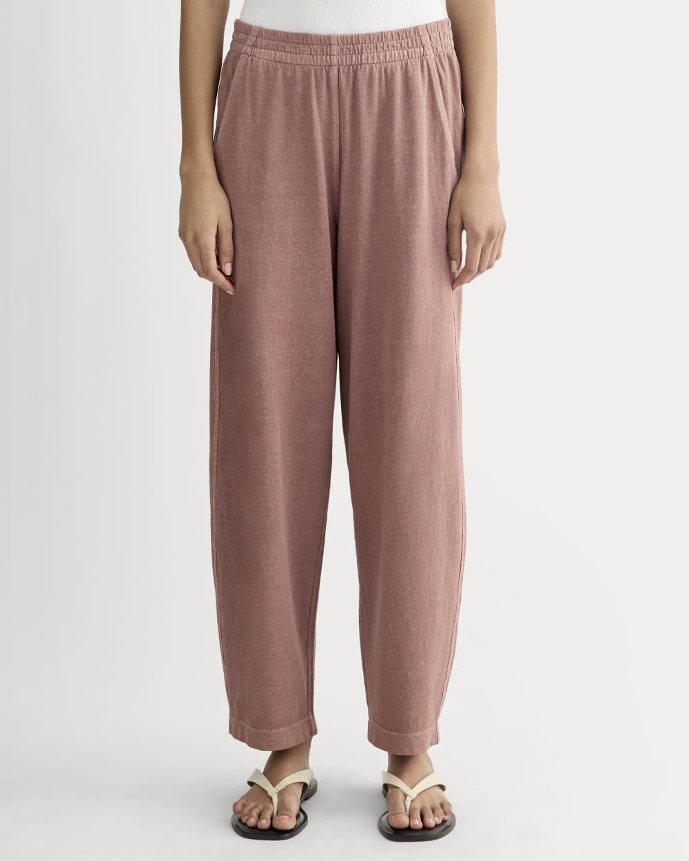 The Off-Duty Barrel Pant | Brown Garment Dye - Image 3