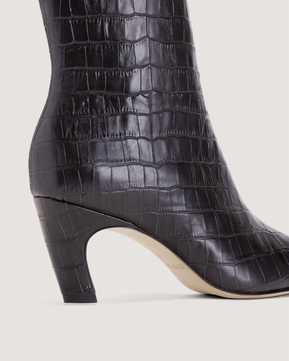 The Short Banana Boot | Black Crocodile - Image 6
