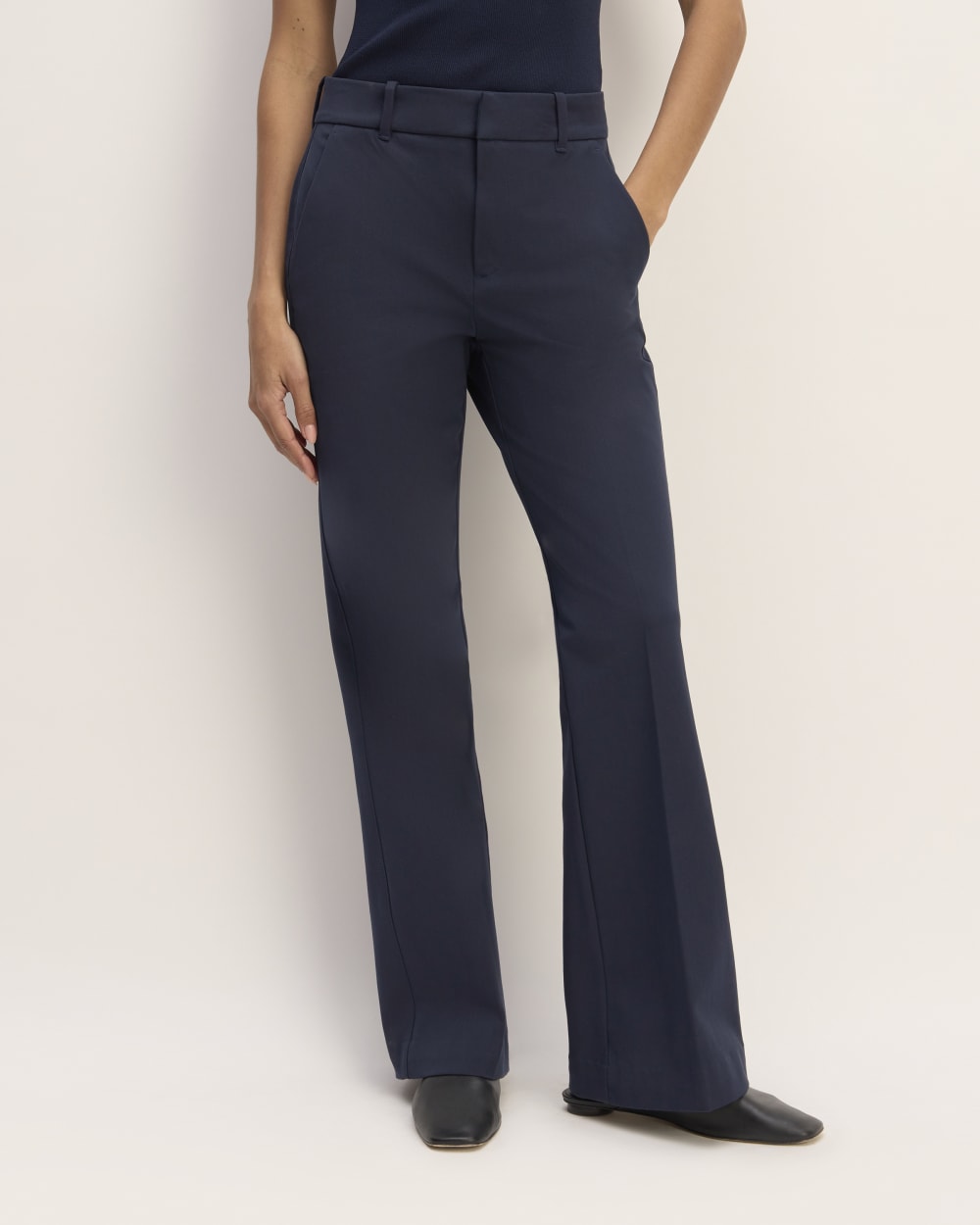 The Bi-Stretch Flare Pant | Navy - Image 3