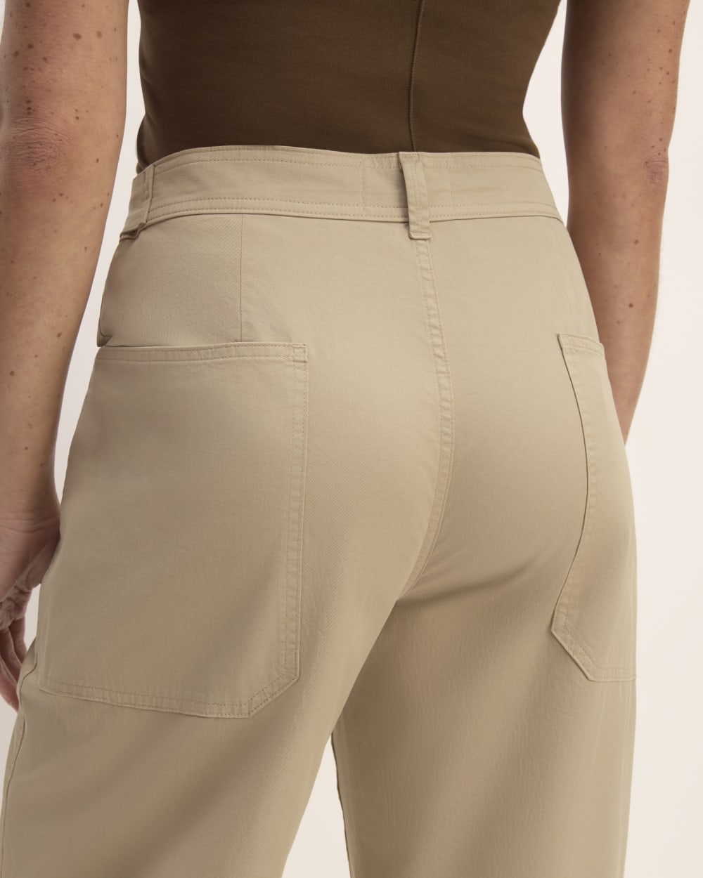 The Barrel Pant | Trench Coat Khaki - Image 5