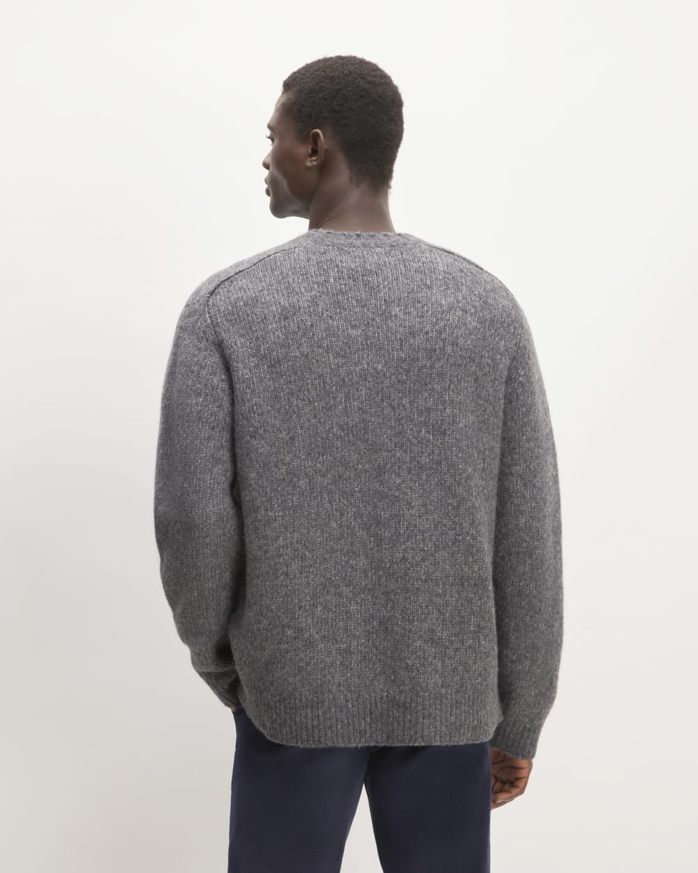 The Cloud Crewneck Sweater | Heathered Dark Charcoal - Image 6