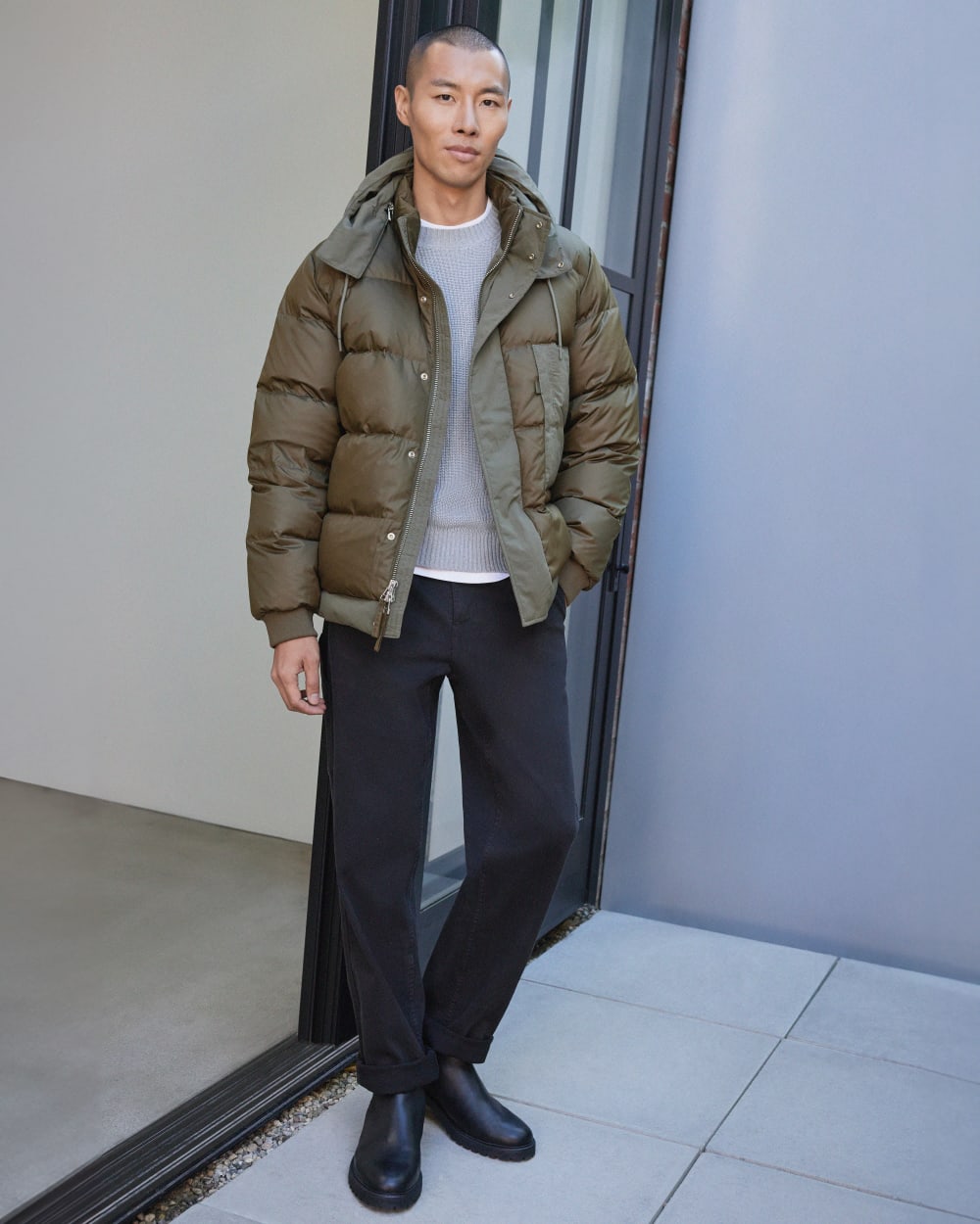 The ReNew Short Puffer | Kalamata / Beech - Image 9