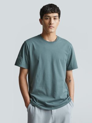 The Organic Cotton Crew | Green Balsam
